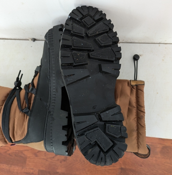 Scotch & Soda Winter Snow Boots Bungee Lace  Quilted sz 38 - Picture 8 of 12